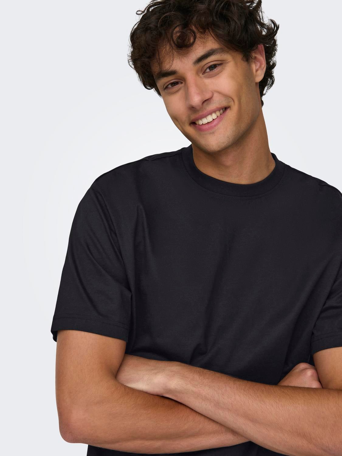 Oversized o-hals t-shirt