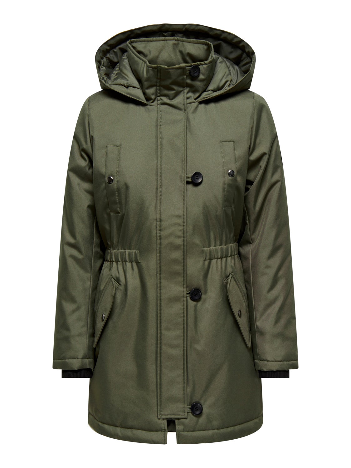 High neck parka