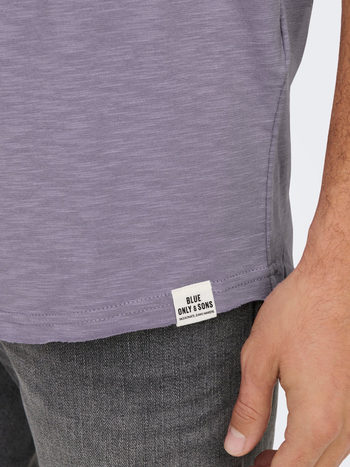 Basic o-hals t-shirt