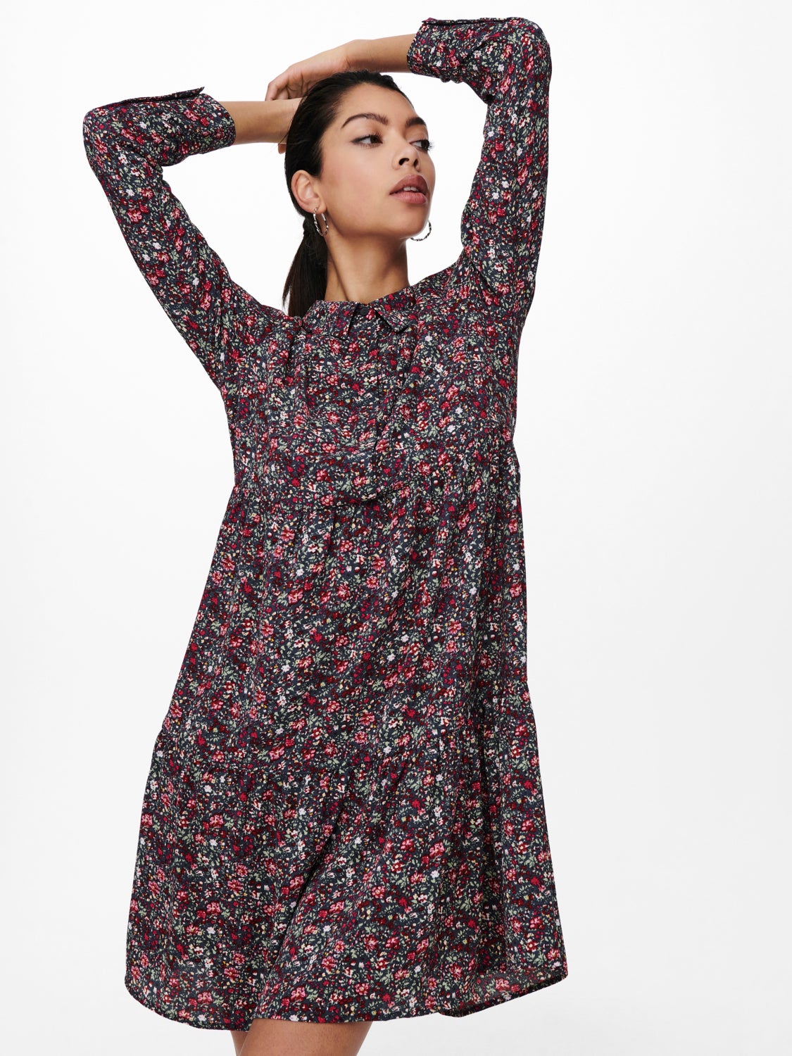 Mini dress with print