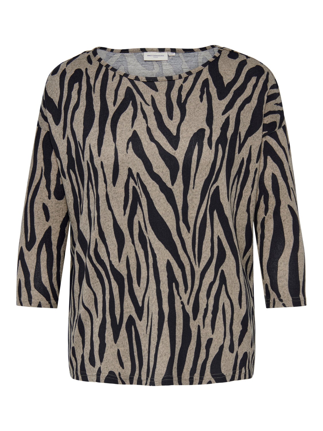 Curvy flower 3/4 sleeved top