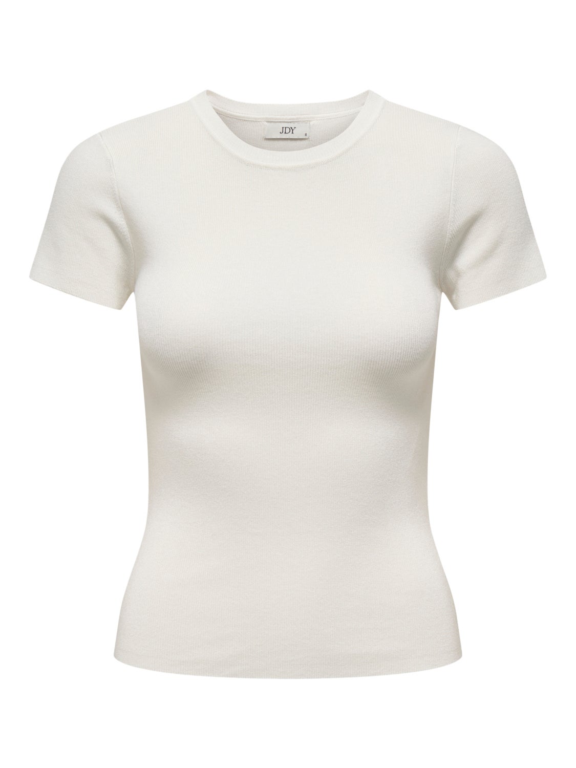 O-NECK TOP WITH SHORT SLEEVES