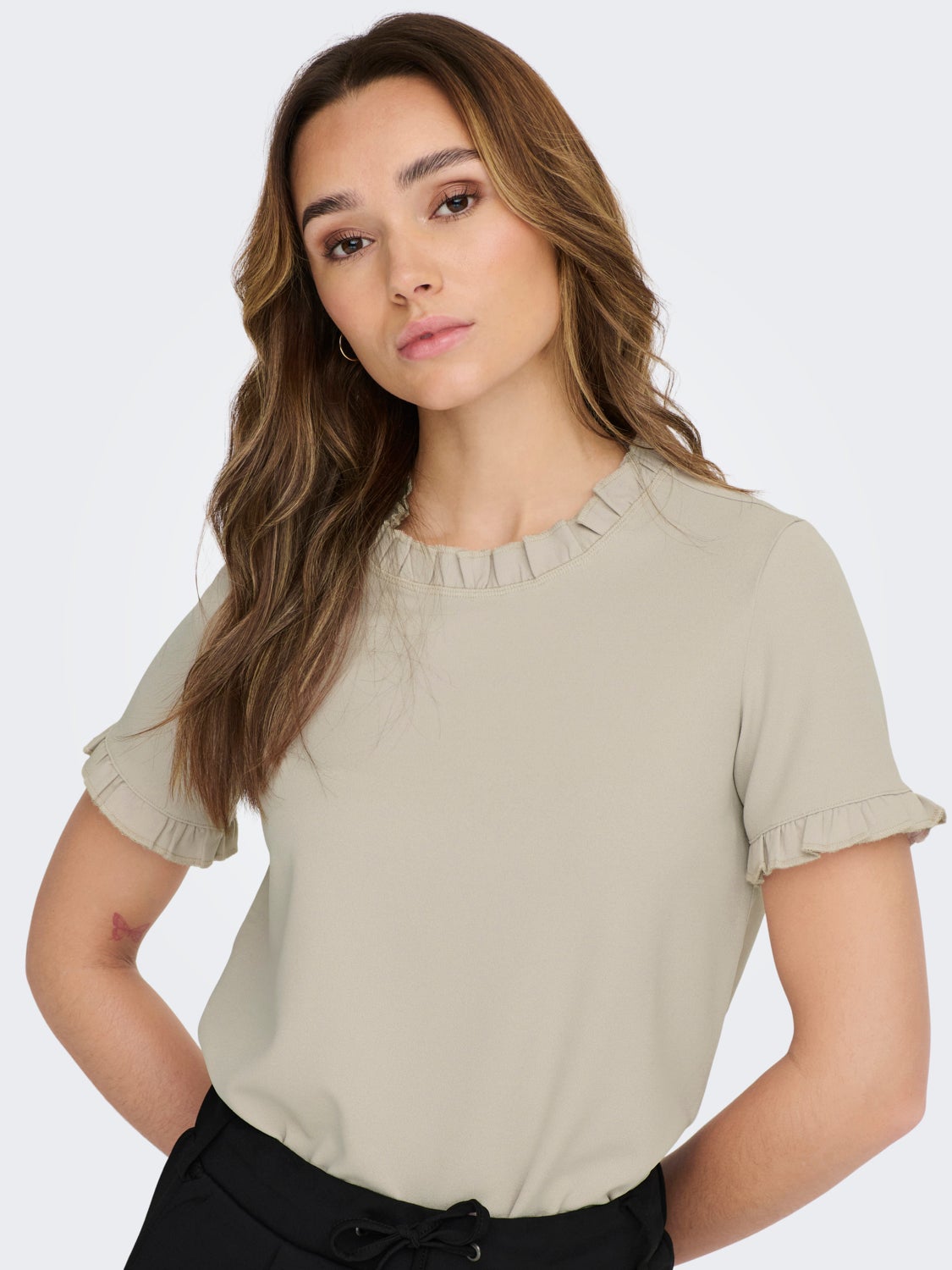 Frill detail top
