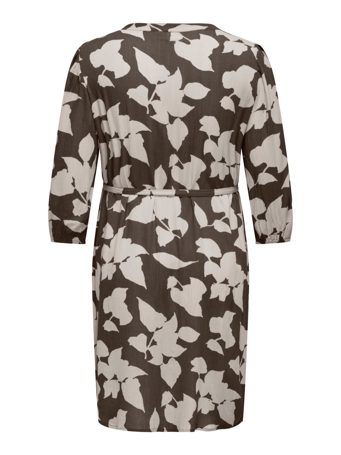 curvy midi dress with print