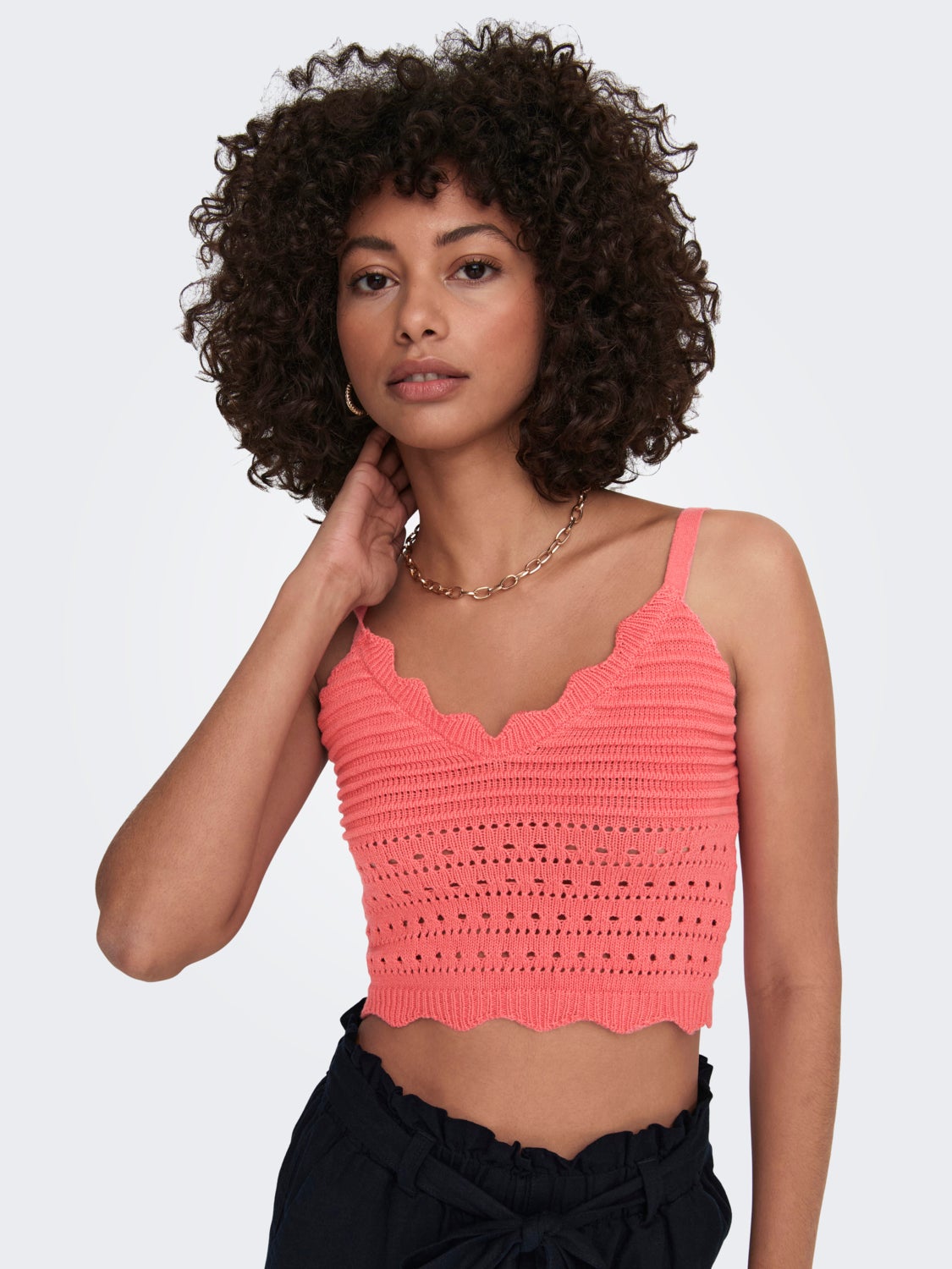 Knit Cropped Top