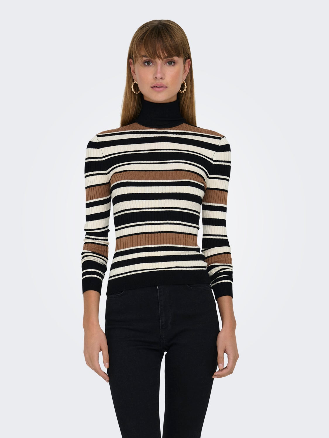 High-neck knit
