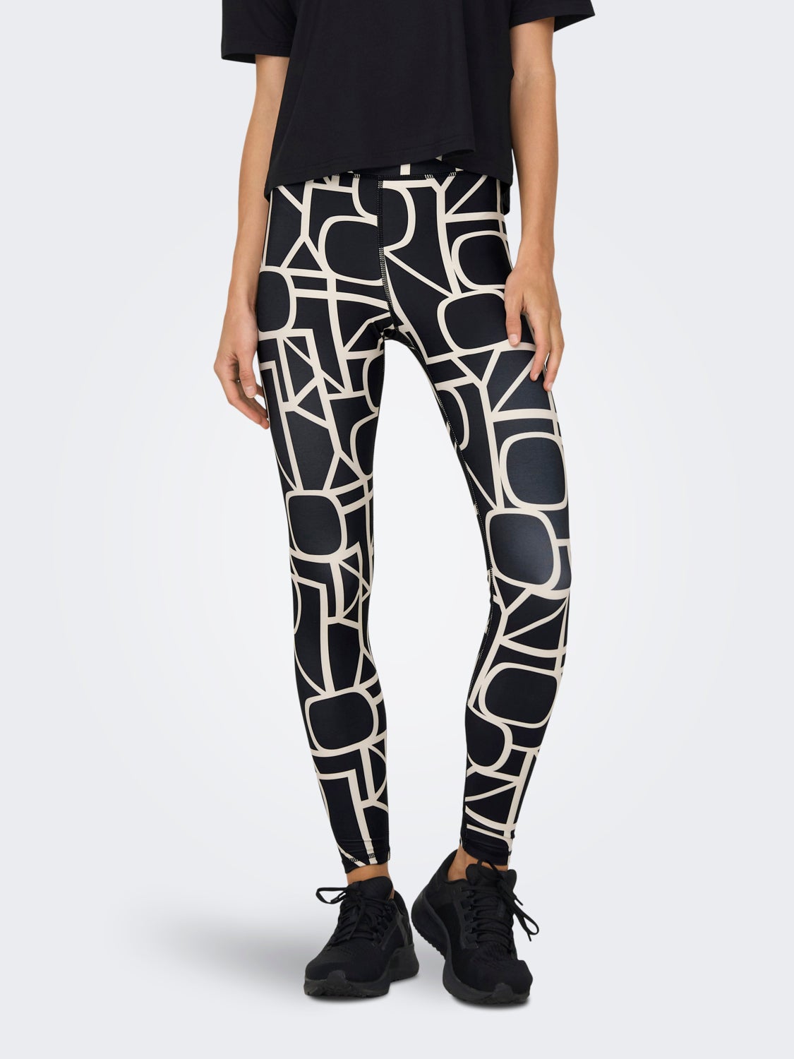 High waist training tights