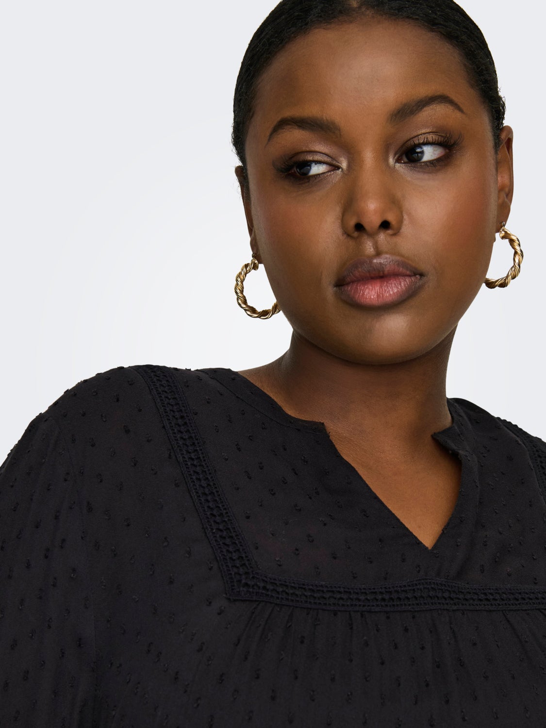 Curvy 2-layer viscose dress