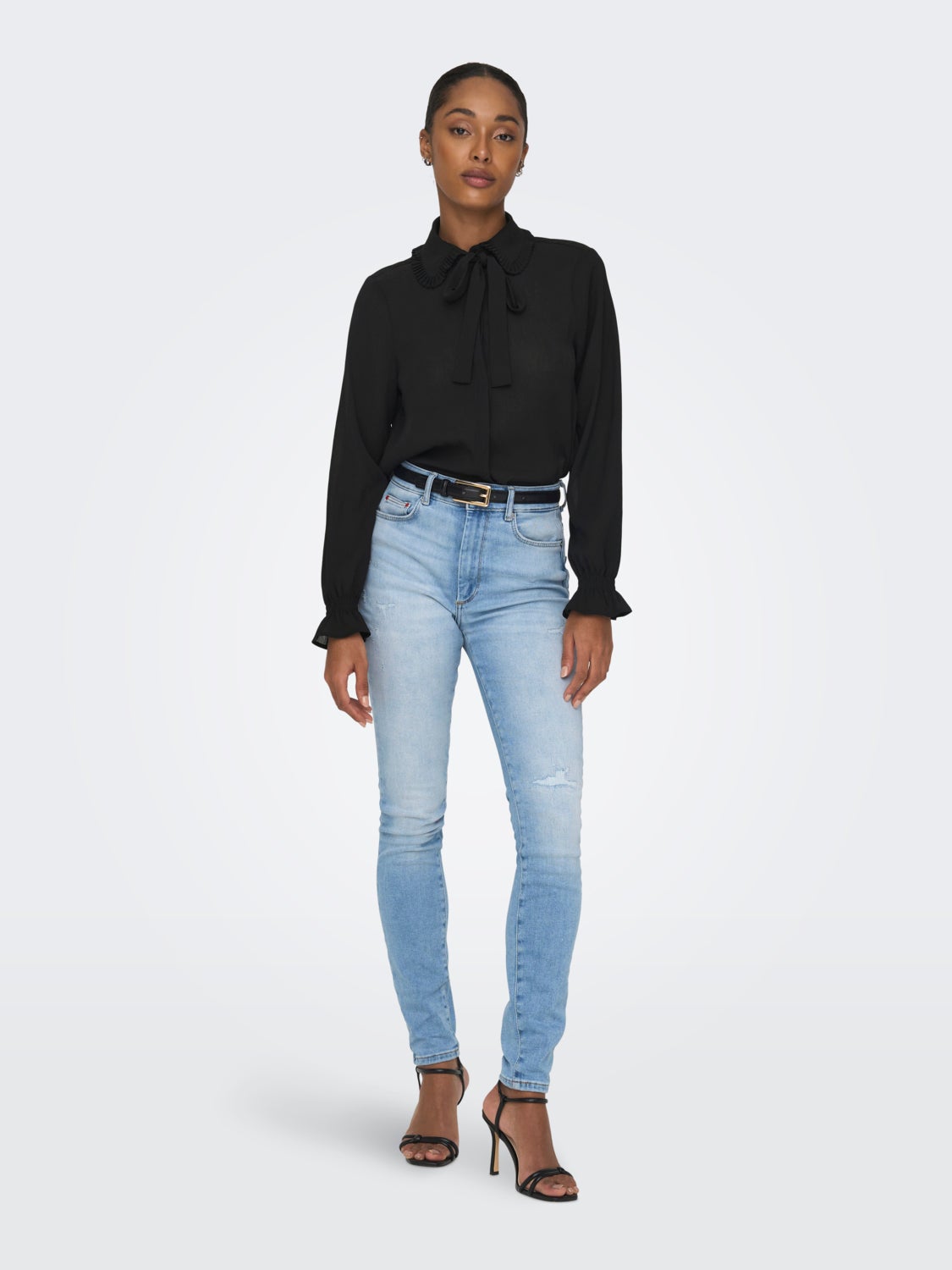 Shirt With Bow Detail