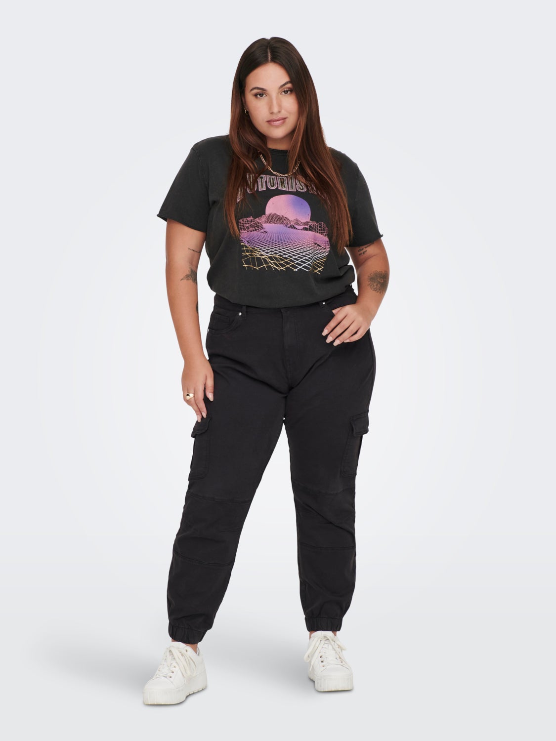 Curvy printed t-shirt