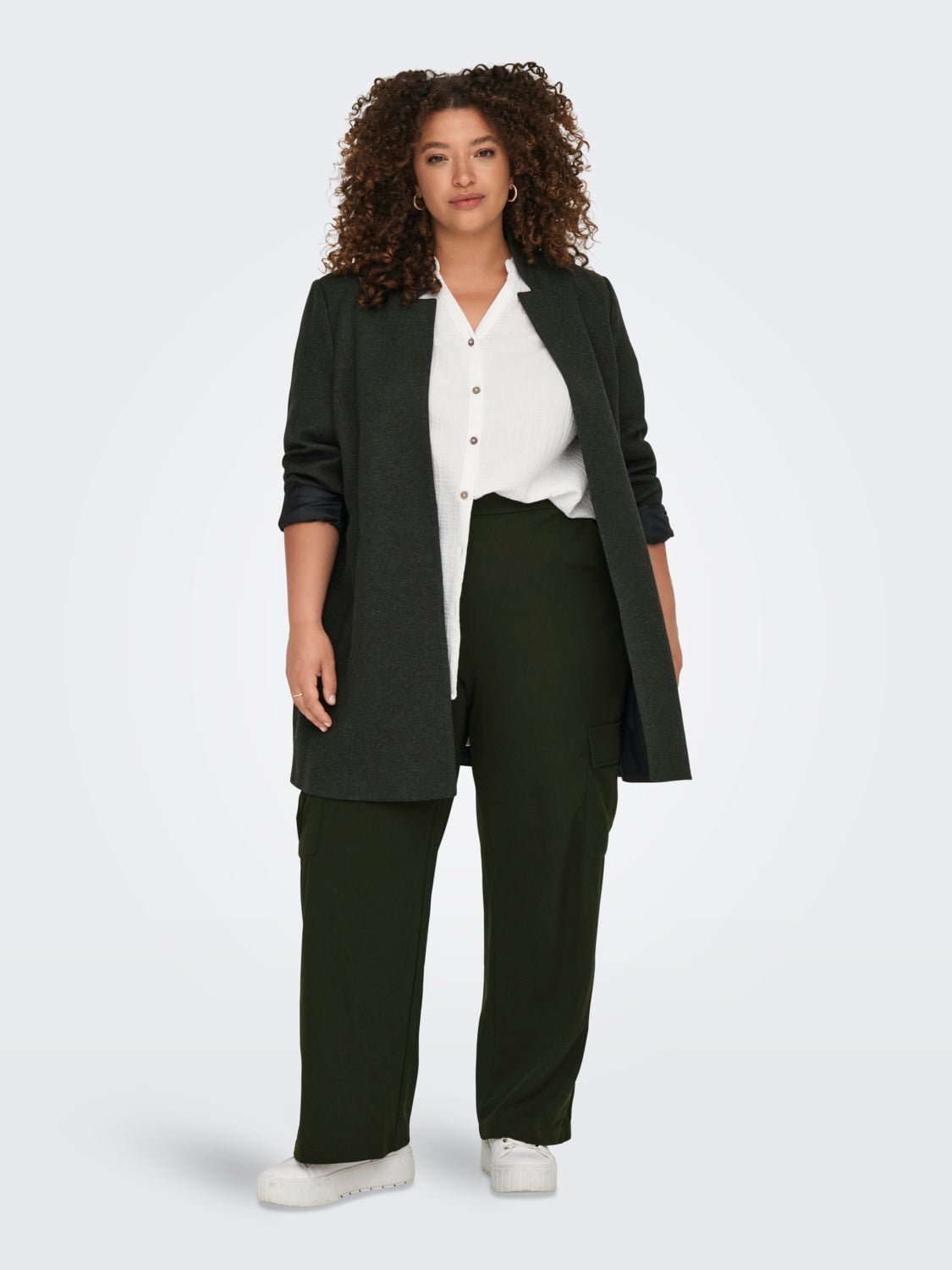 Curvy Straight fit cargo pants