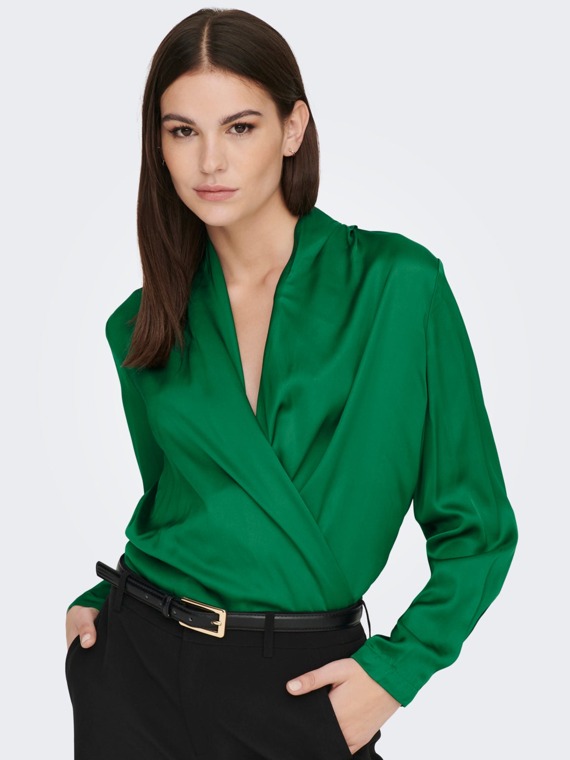 Wrap Long Sleeved Top