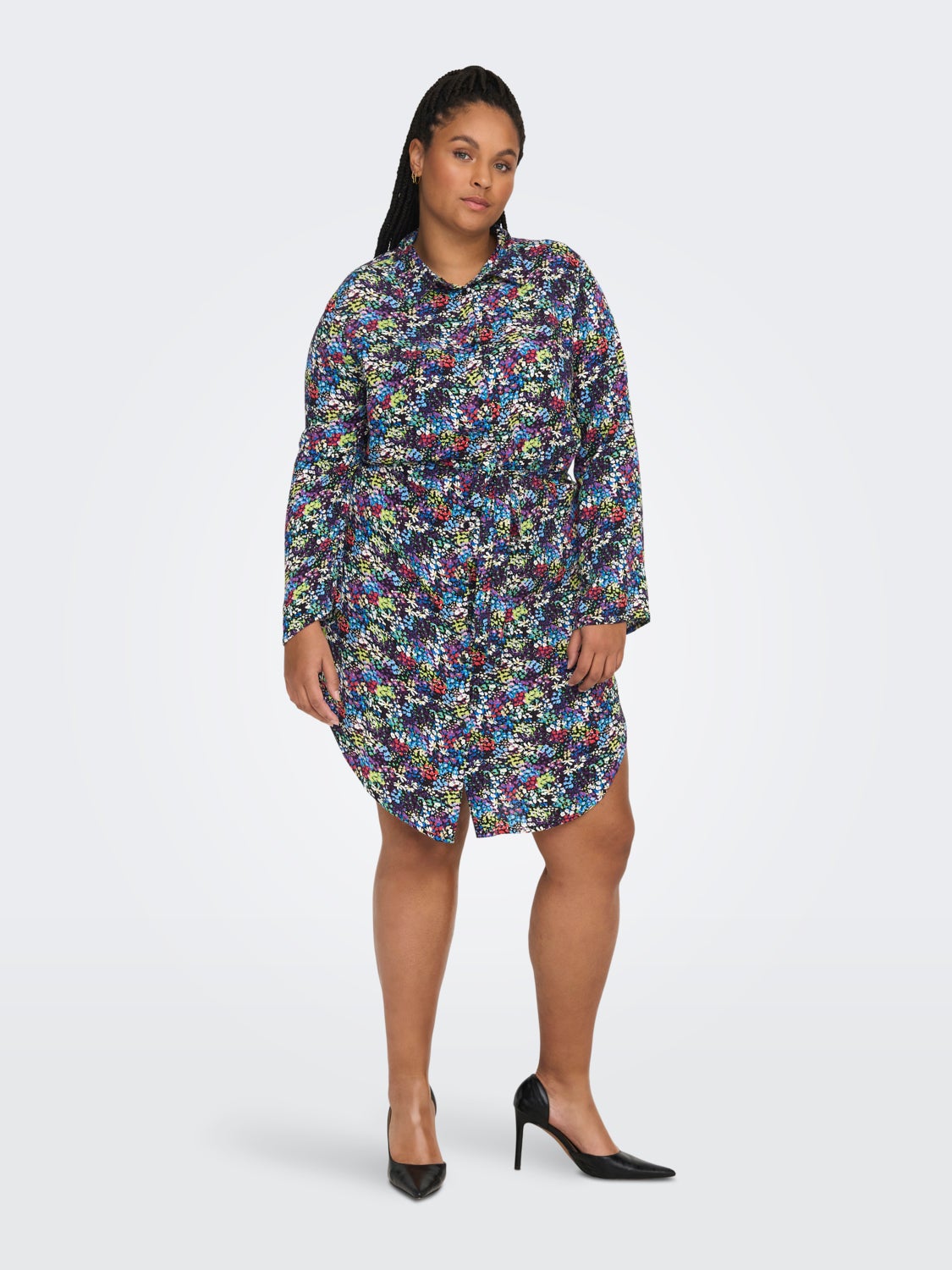 Curvy REgular fit shirt dress