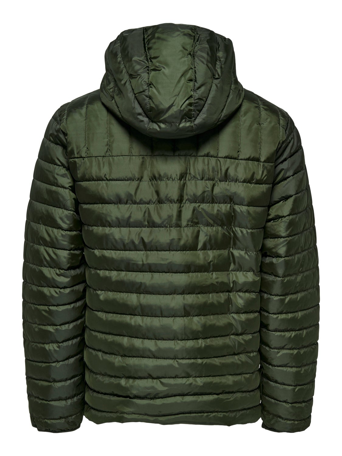 Quilted jacket with hood