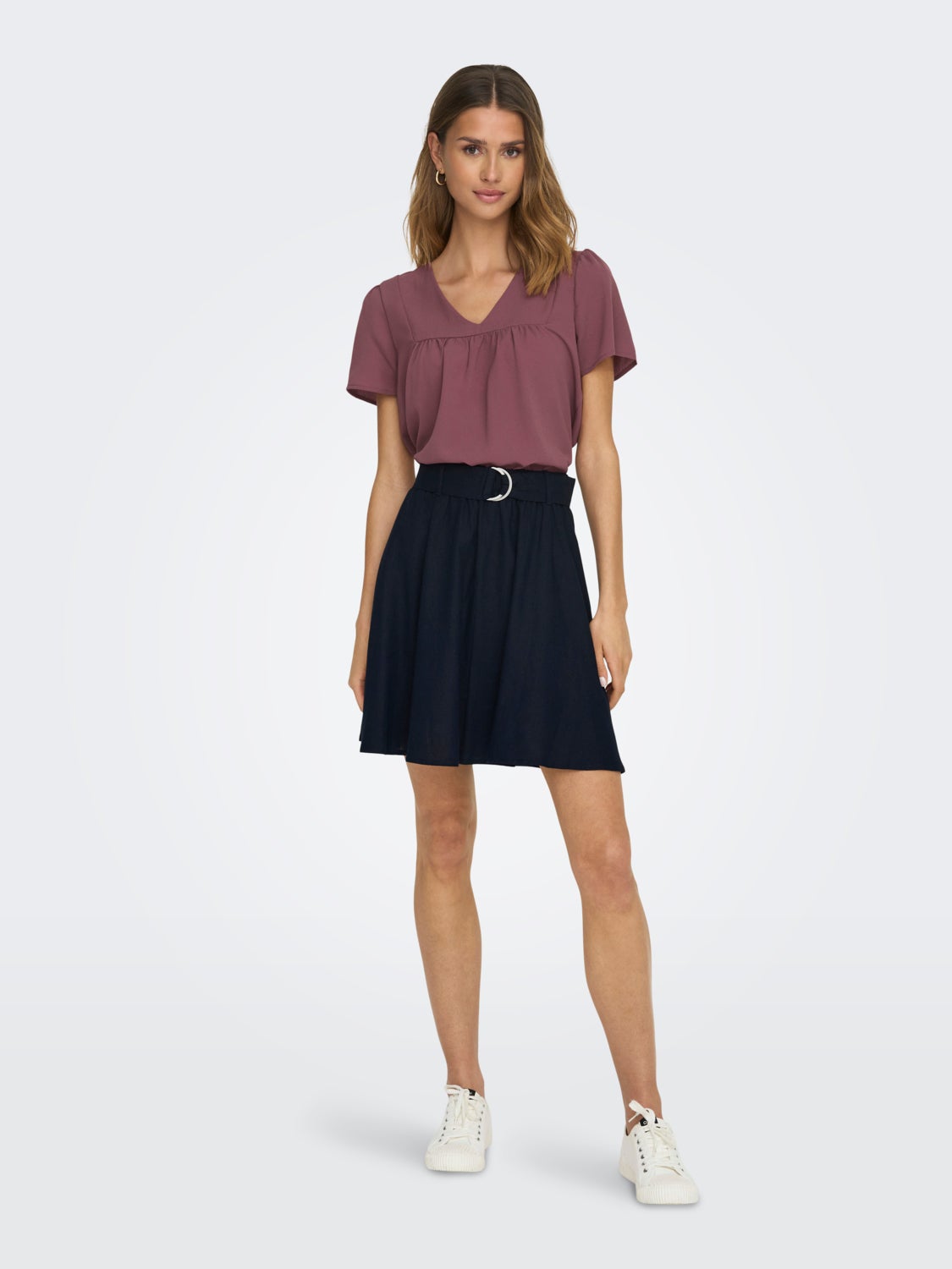 Regular Fit V-Neck Top