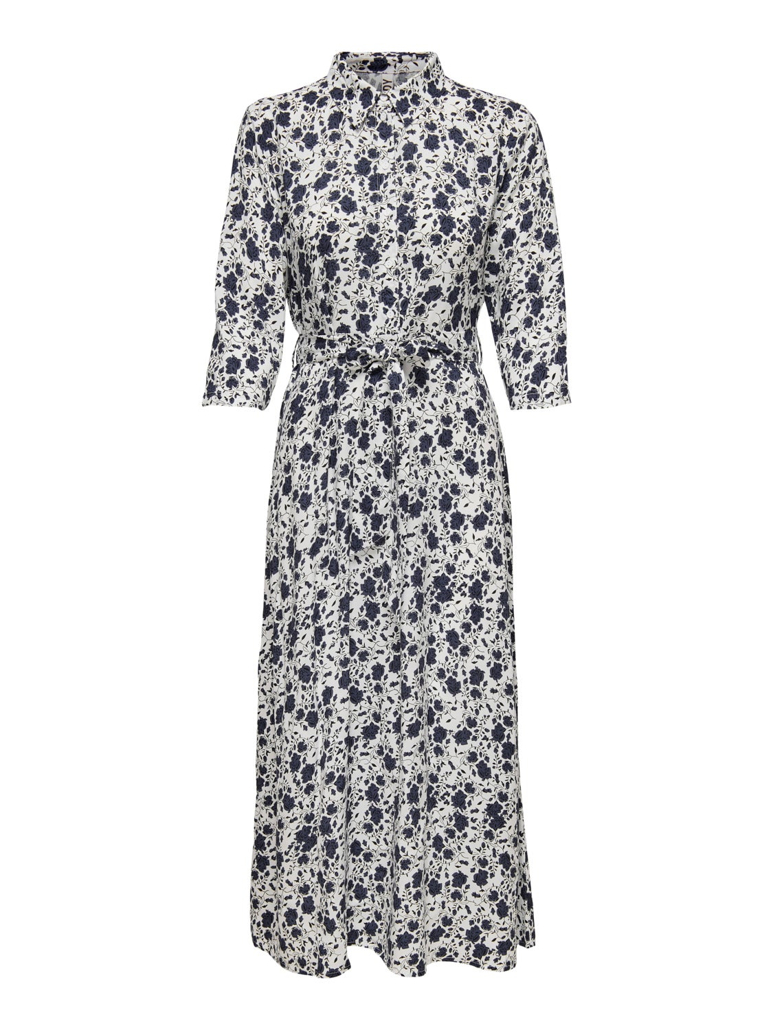 Printed Maxi Shirt dress