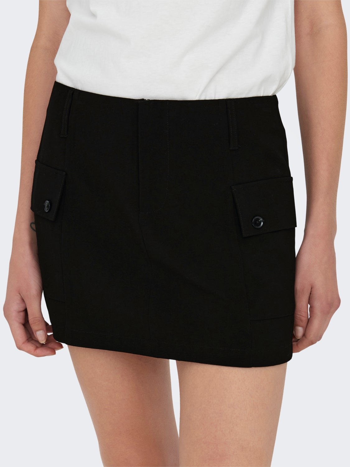 Mini skirt with cargo pockets