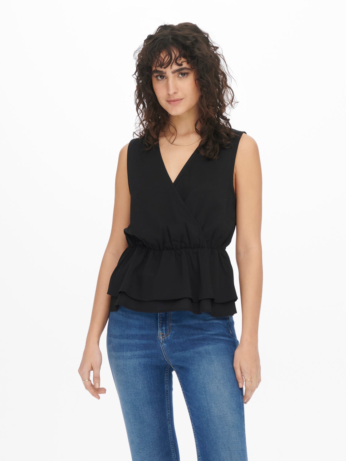 Wrap Sleeveless Top