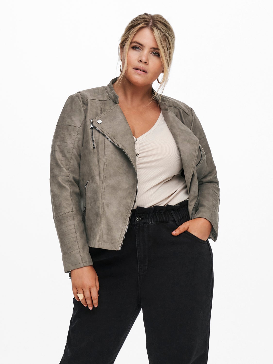 Curvy biker Jacket