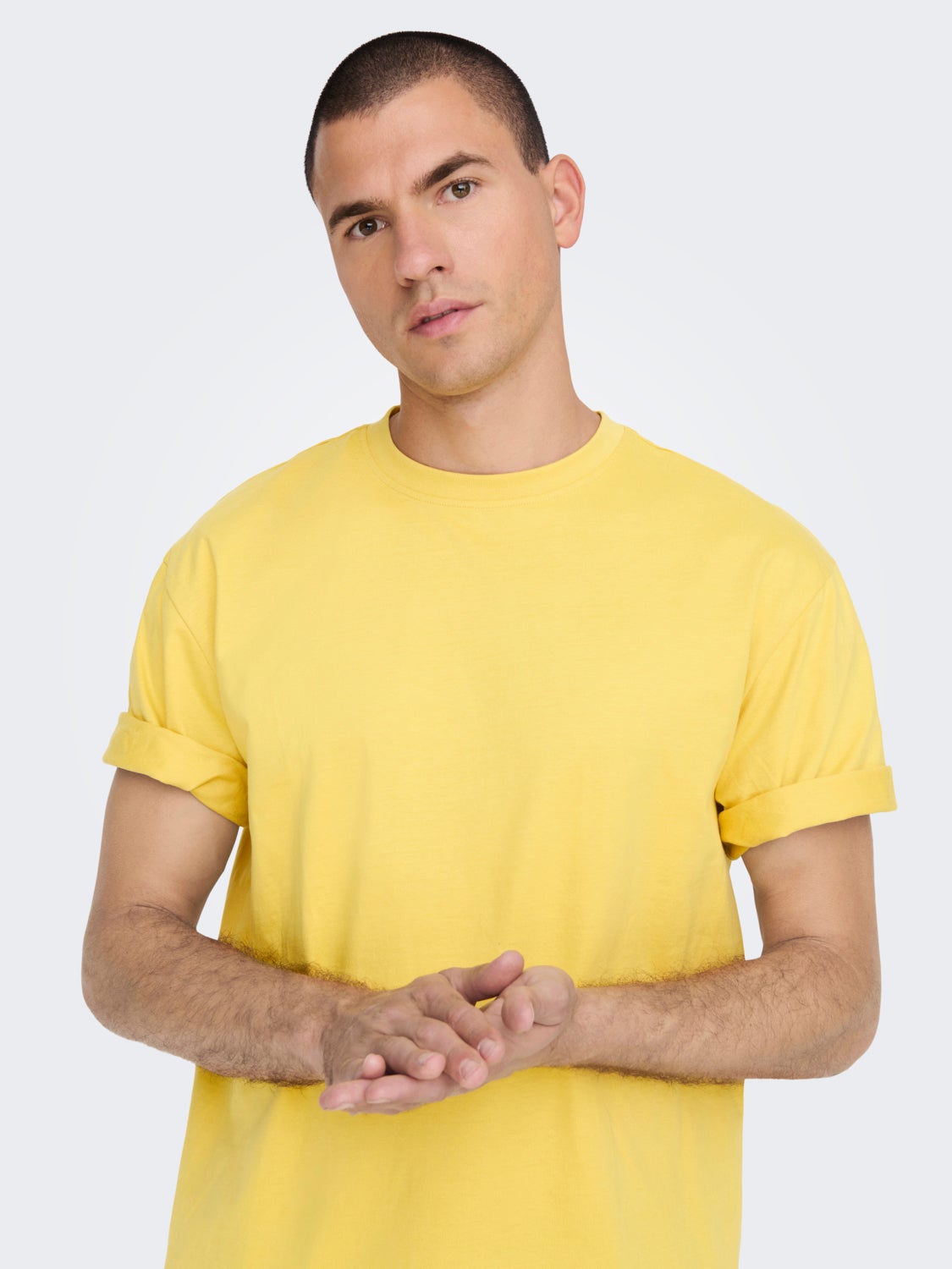 Oversized o-hals t-shirt