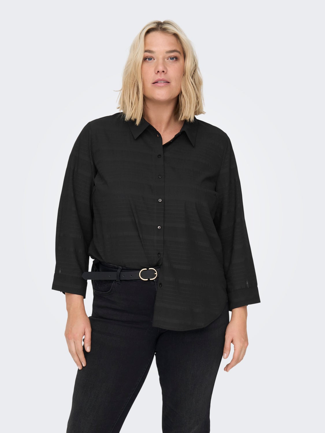 Curvy 7/8 sleeve shirt