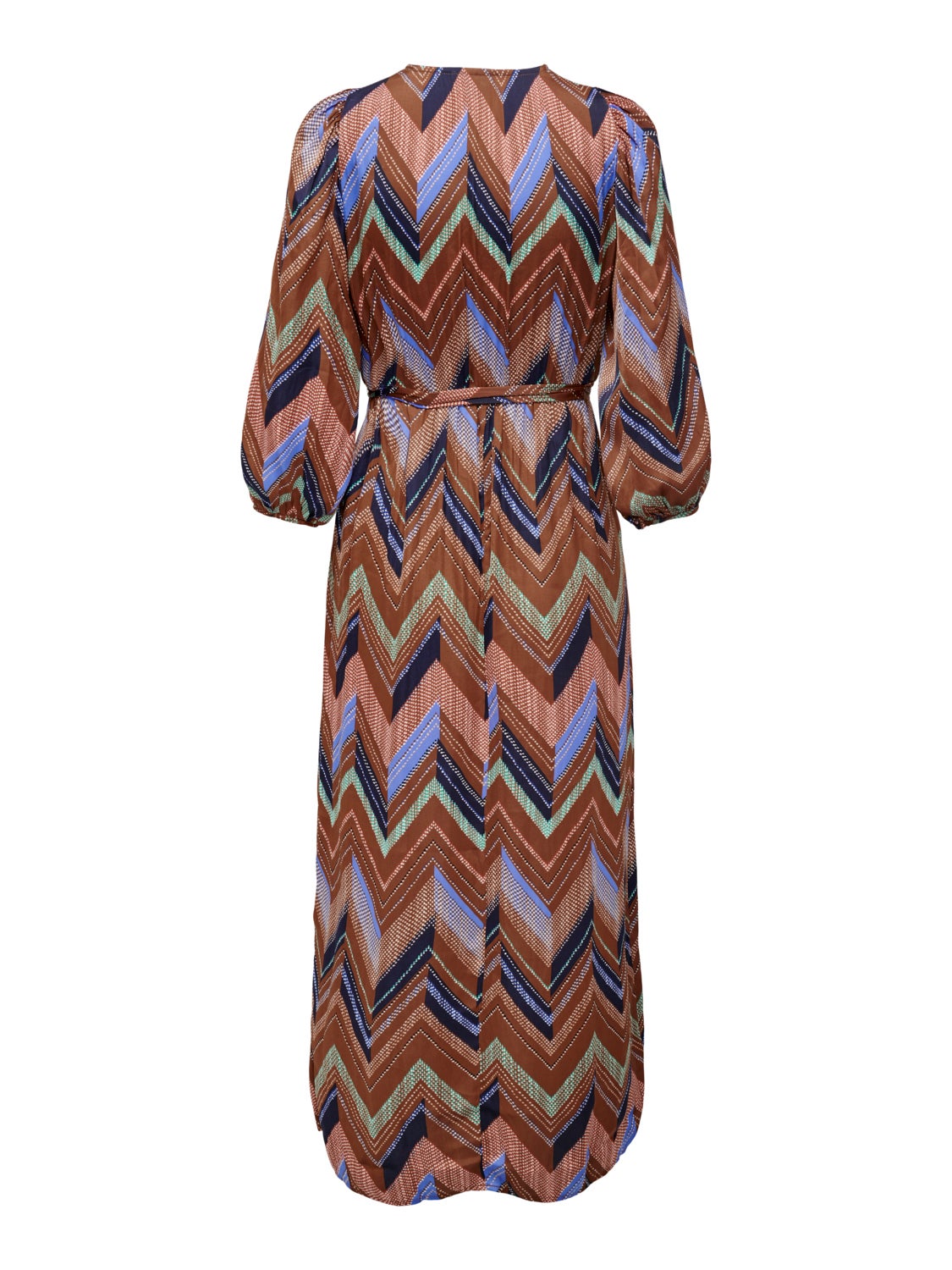 Mama 3/4 sleeved Printed Wrap dress