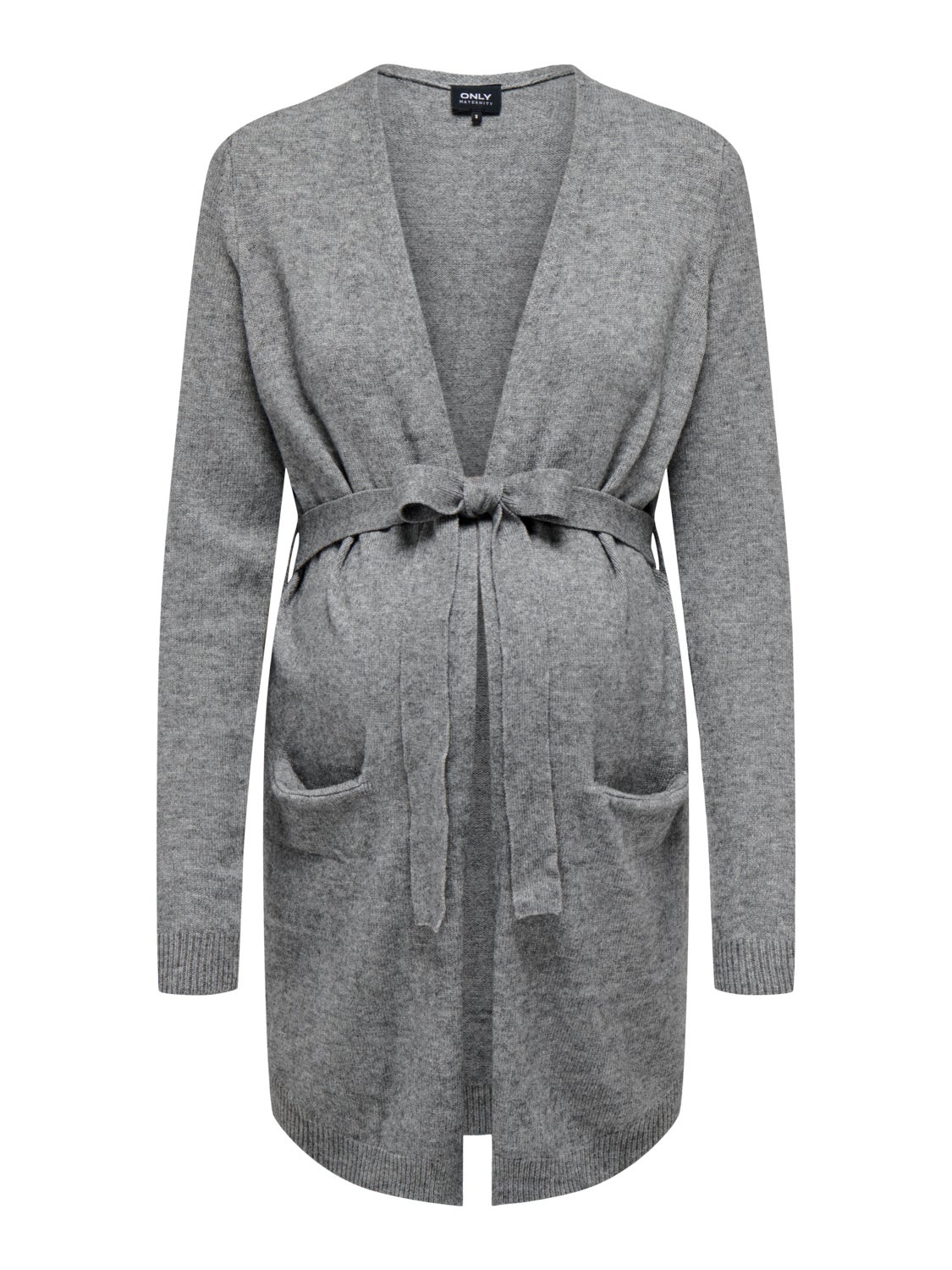 Mama Long Belt Knitted Cardigan