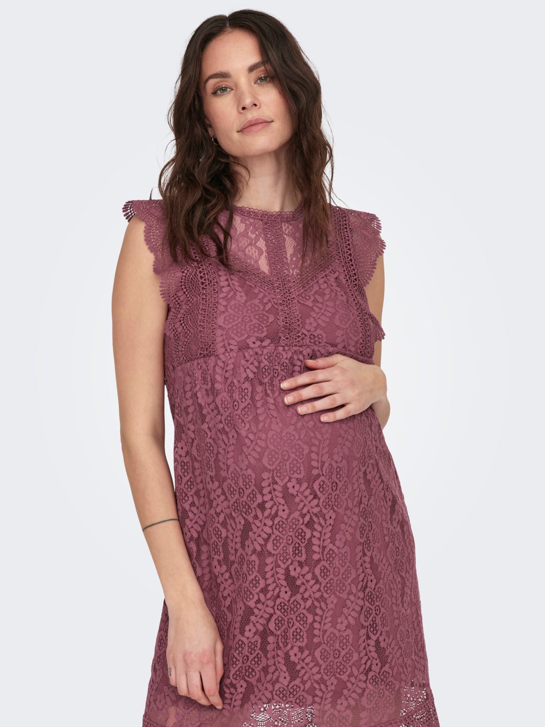 Mama short sleeve Lace dress
