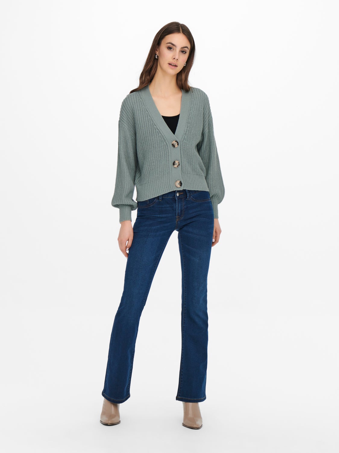 Short Knitted Cardigan