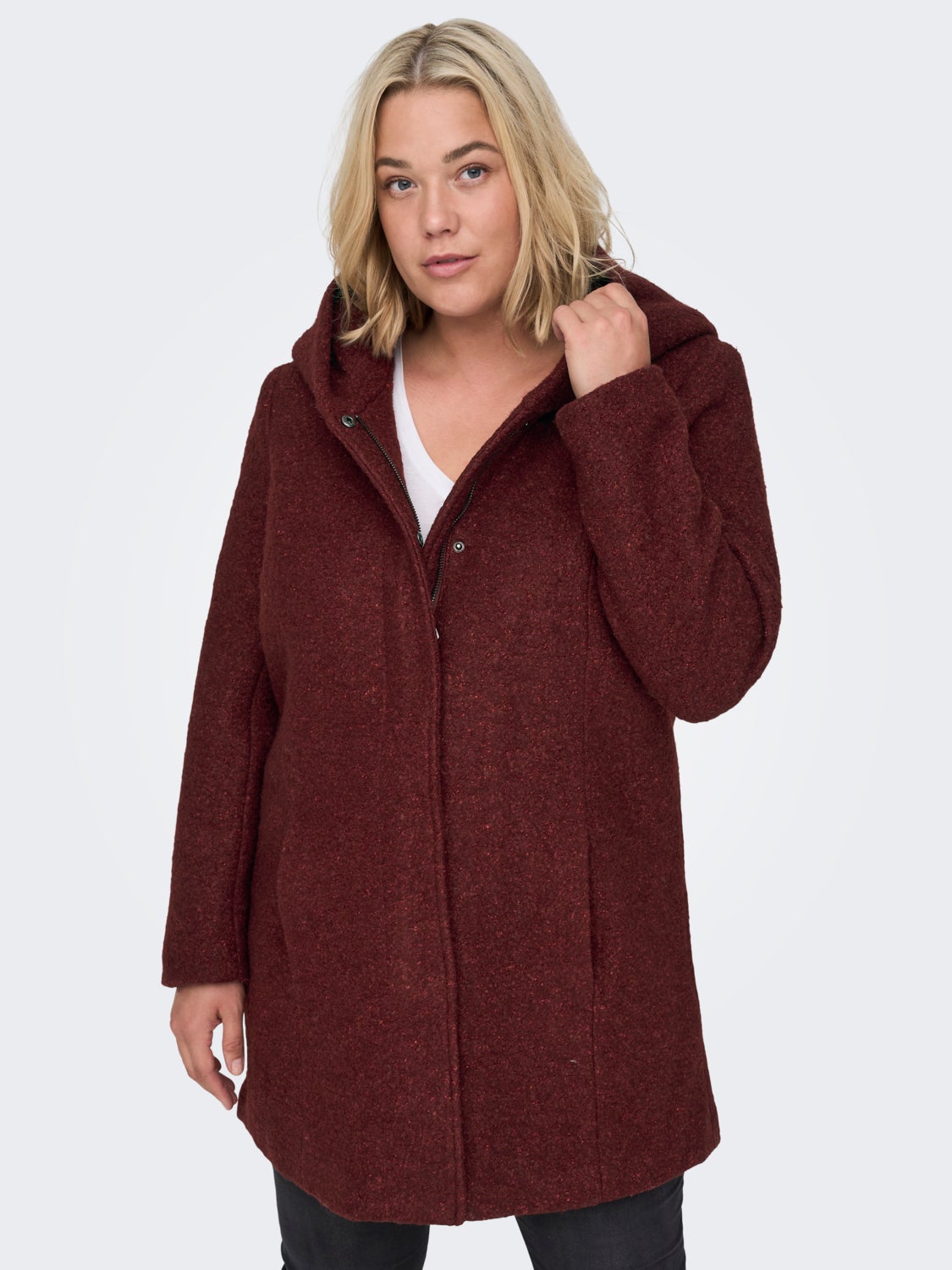 Curvy wool Coat