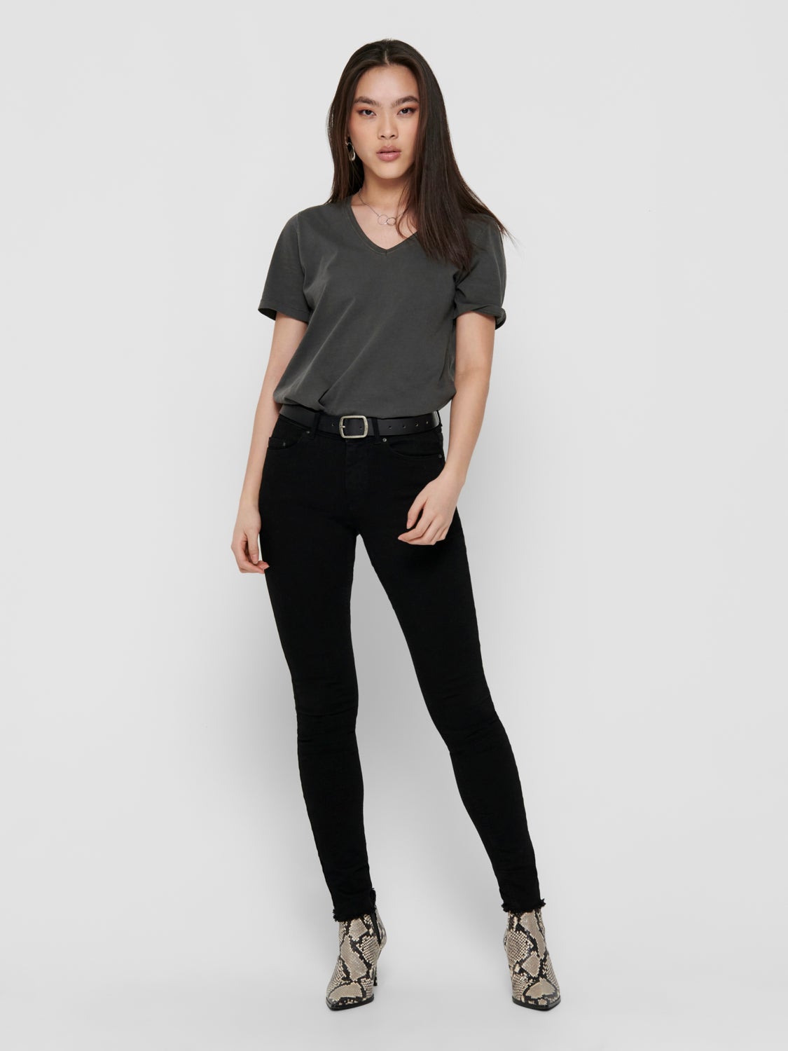 ONLBlush mid ankle Skinny fit jeans