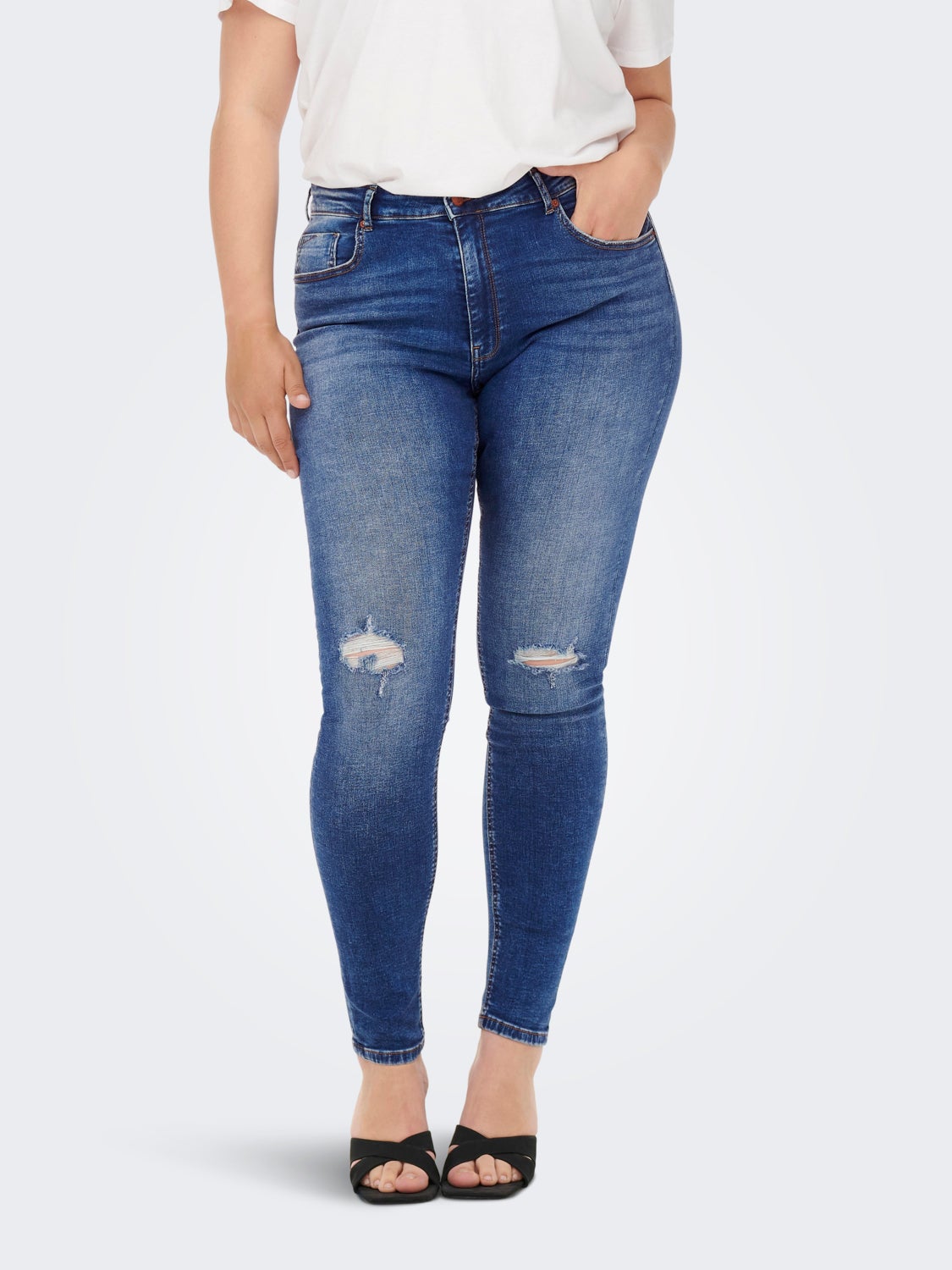Curvy CARLaola highwaisted Skinny fit jeans