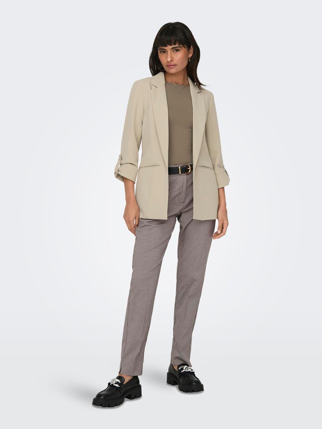 Long 3/4 sleeved blazer