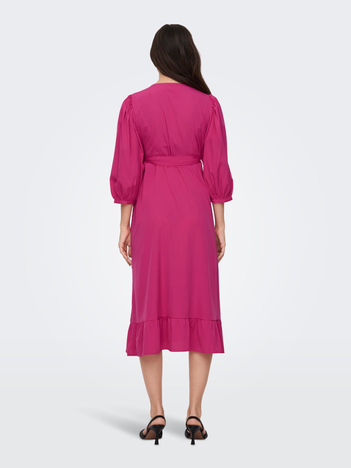 Mama midi wrap dress