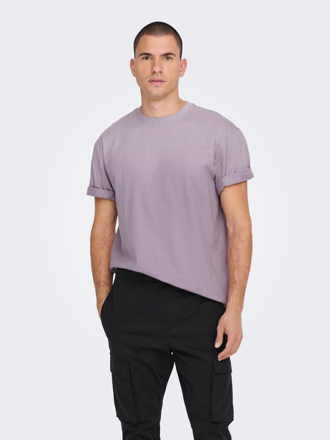 Oversized o-hals t-shirt