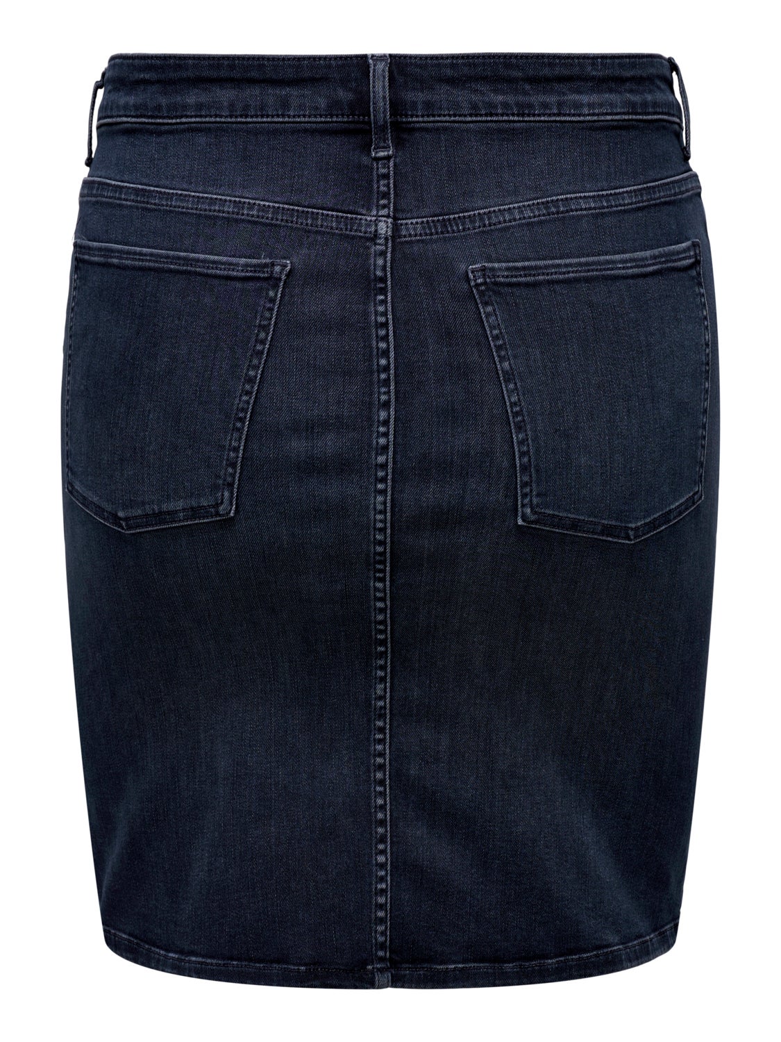 Curvy mini denim skirt