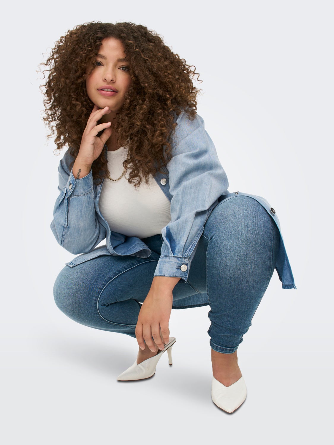Curvy CARSally reg Skinny fit jeans