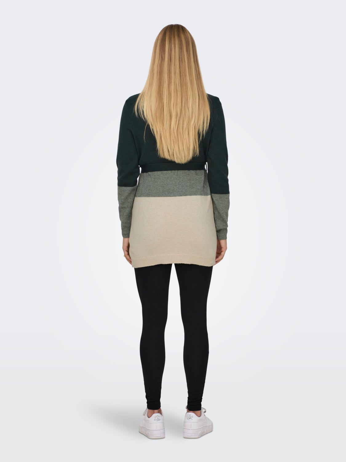 Mama Long Belt Knitted Cardigan