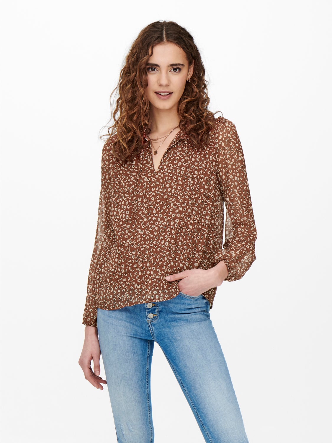 Patterned Blouse