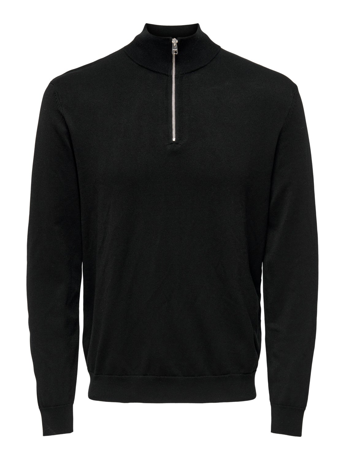 High neck knitted Pullover