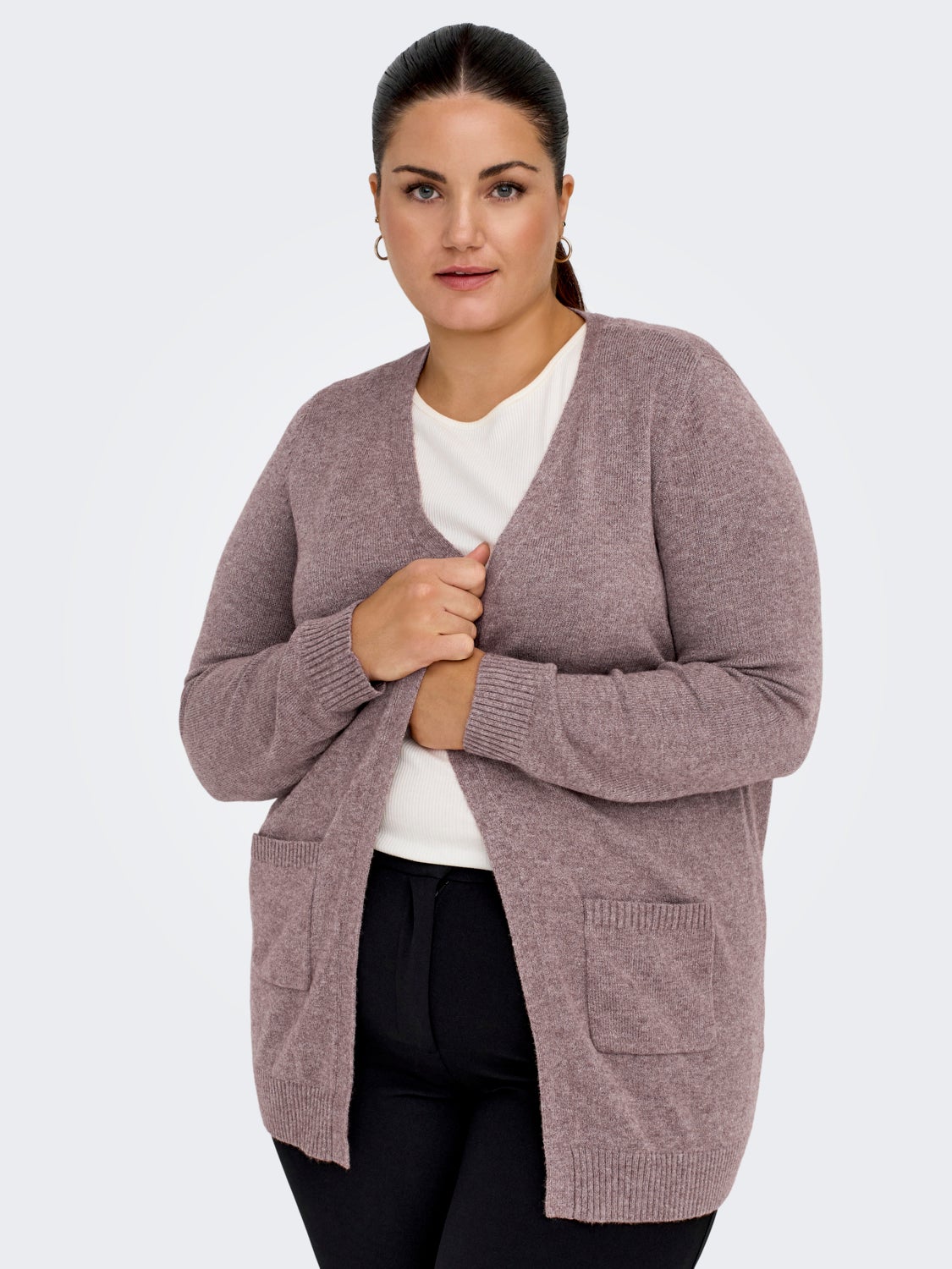 Curvy open Knitted Cardigan