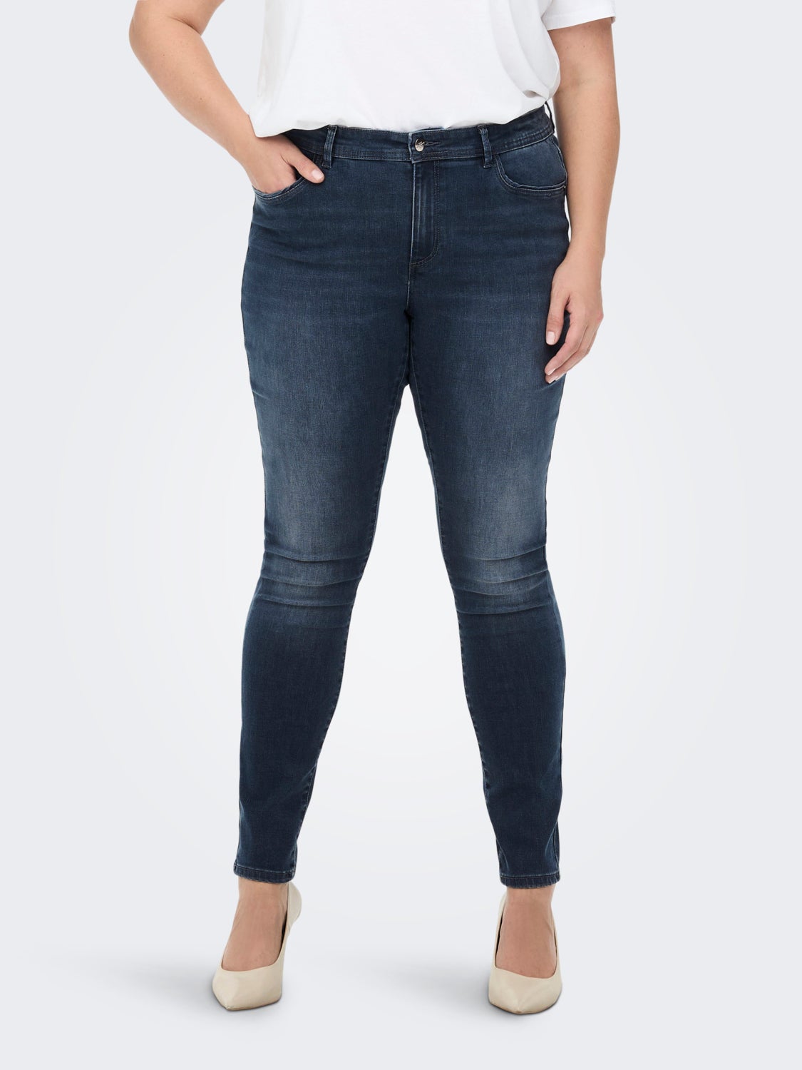 Curvy CARSally mid Skinny fit jeans