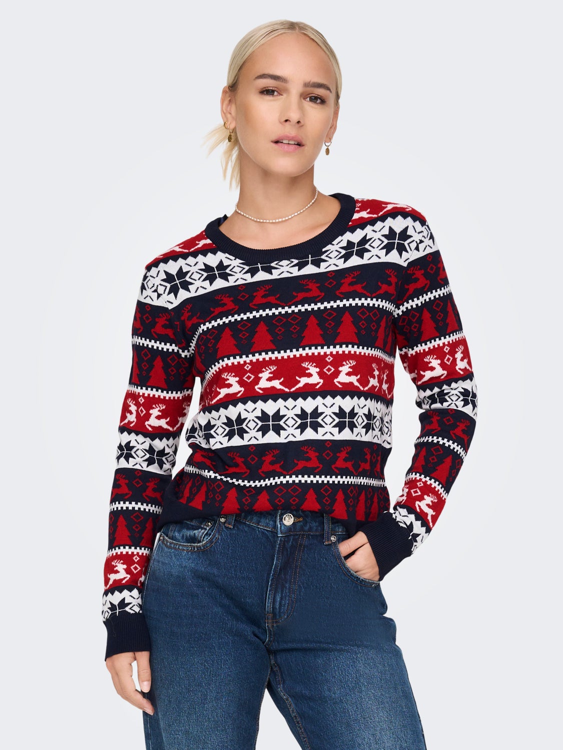 O-Neck Christmas Pullover