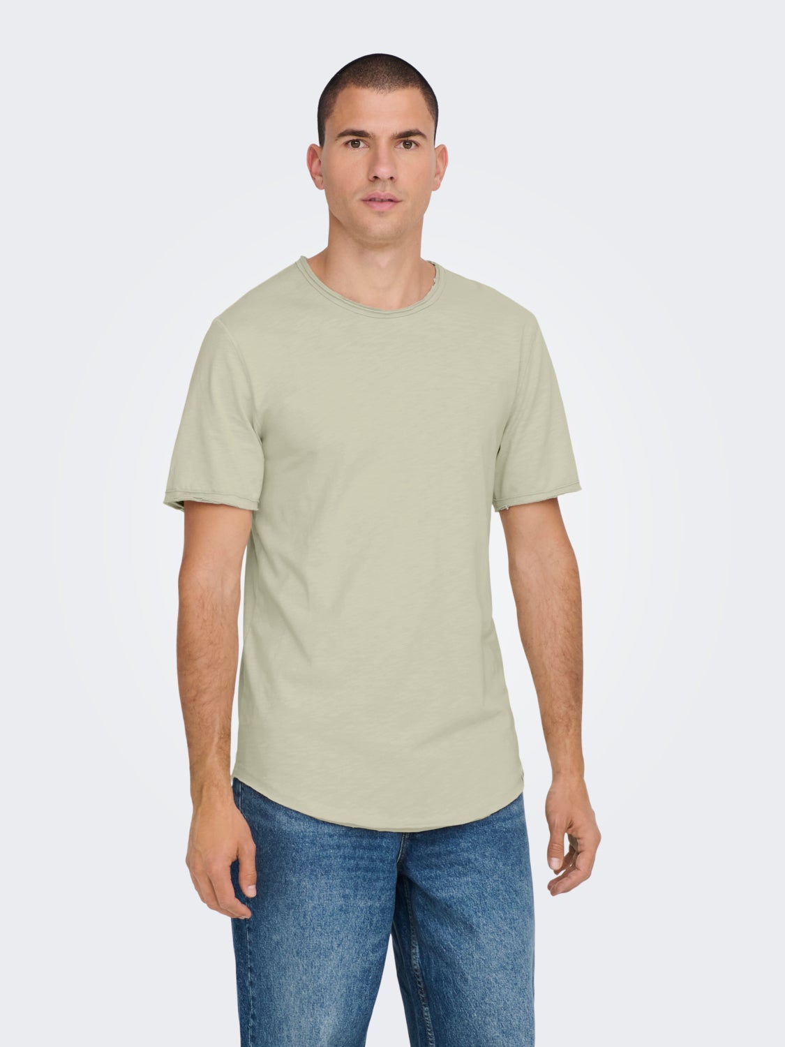 Basic o-hals t-shirt