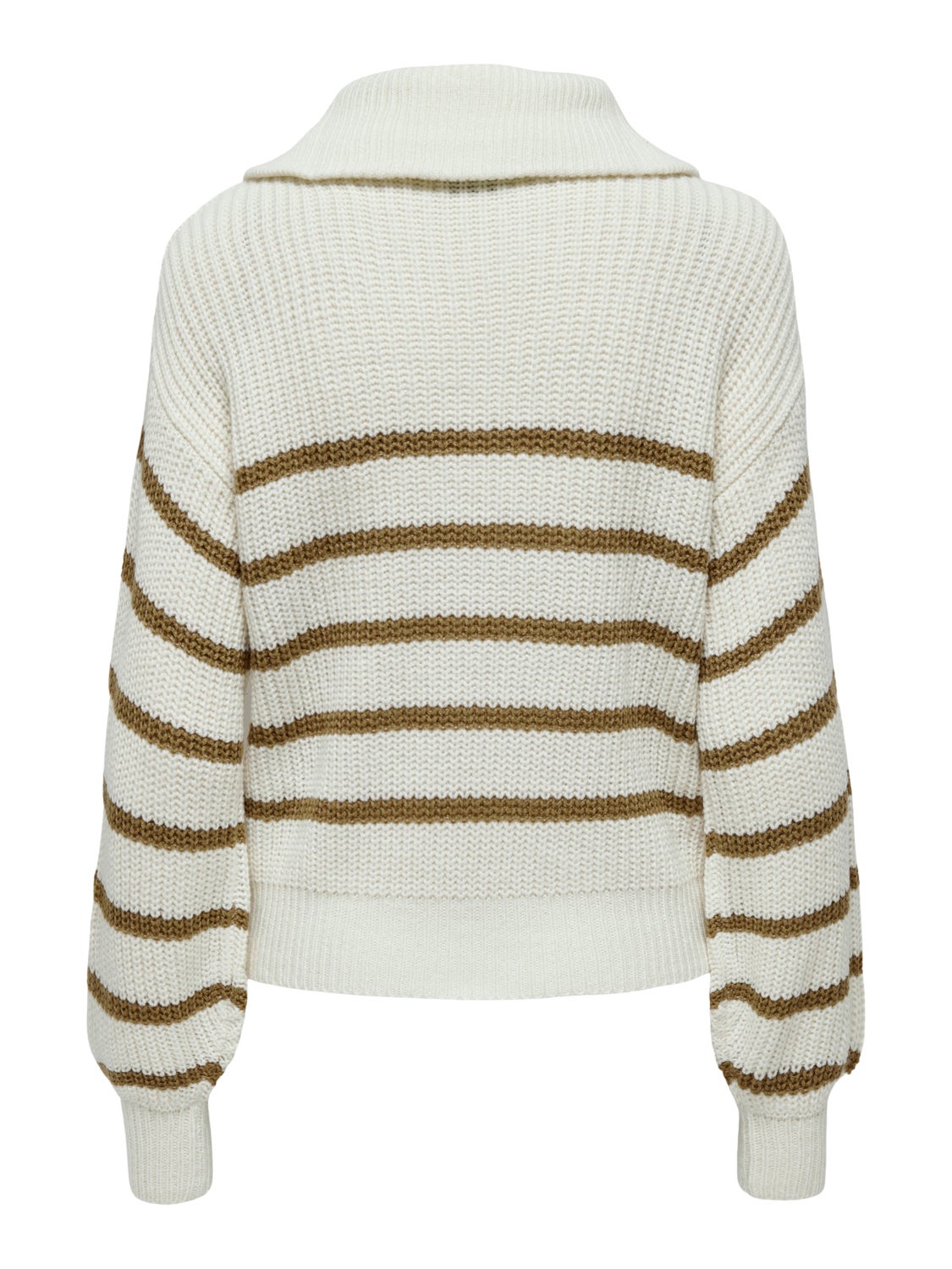 High neck knitted pullover