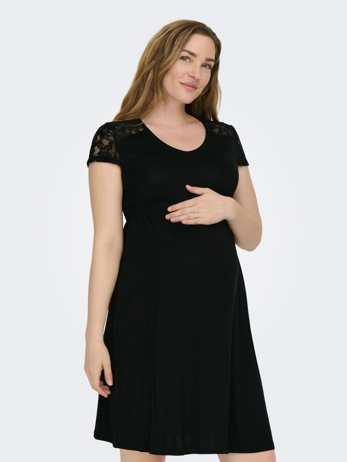 Mama dress with lace detail