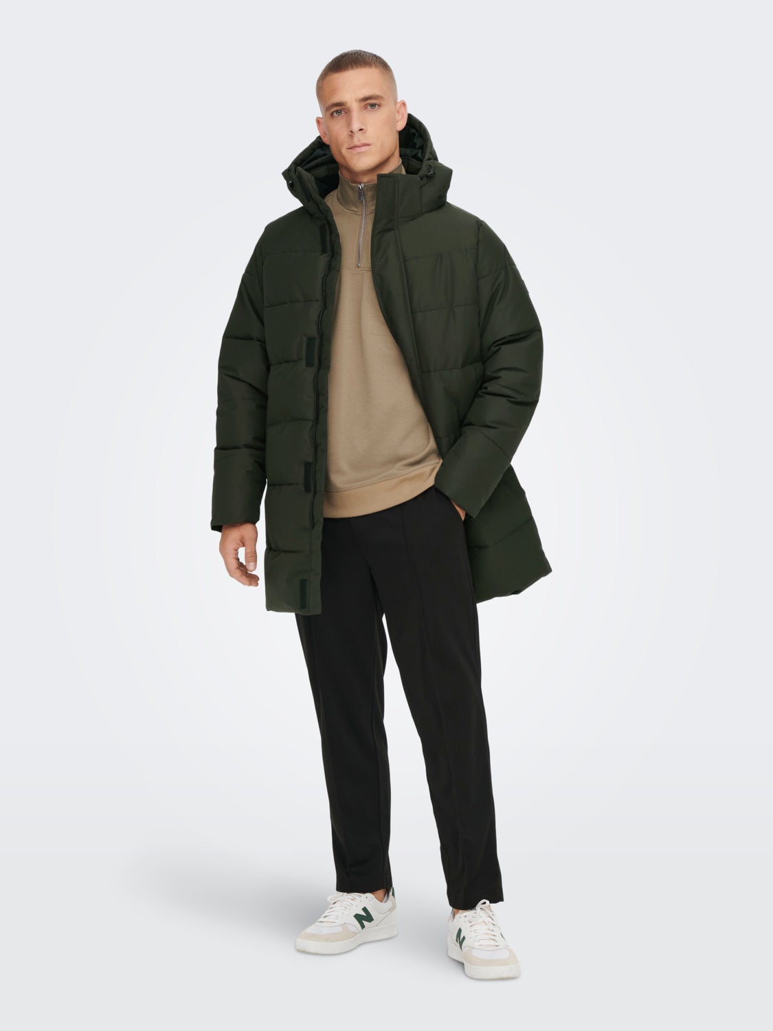 Jacket with detachable hood