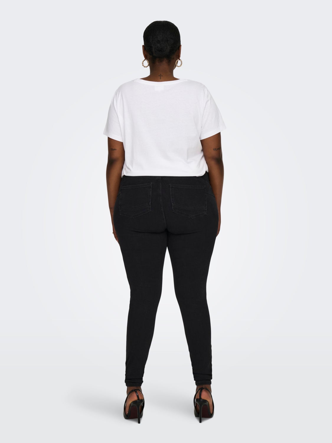 Curvy CARPOWER MID PUSH UP SKINNY JEANS