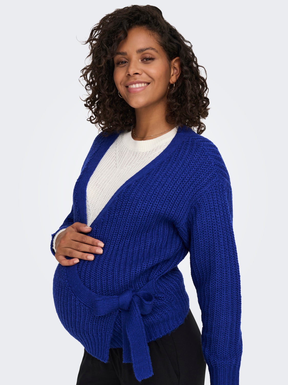 Mama wrap Knitted Cardigan
