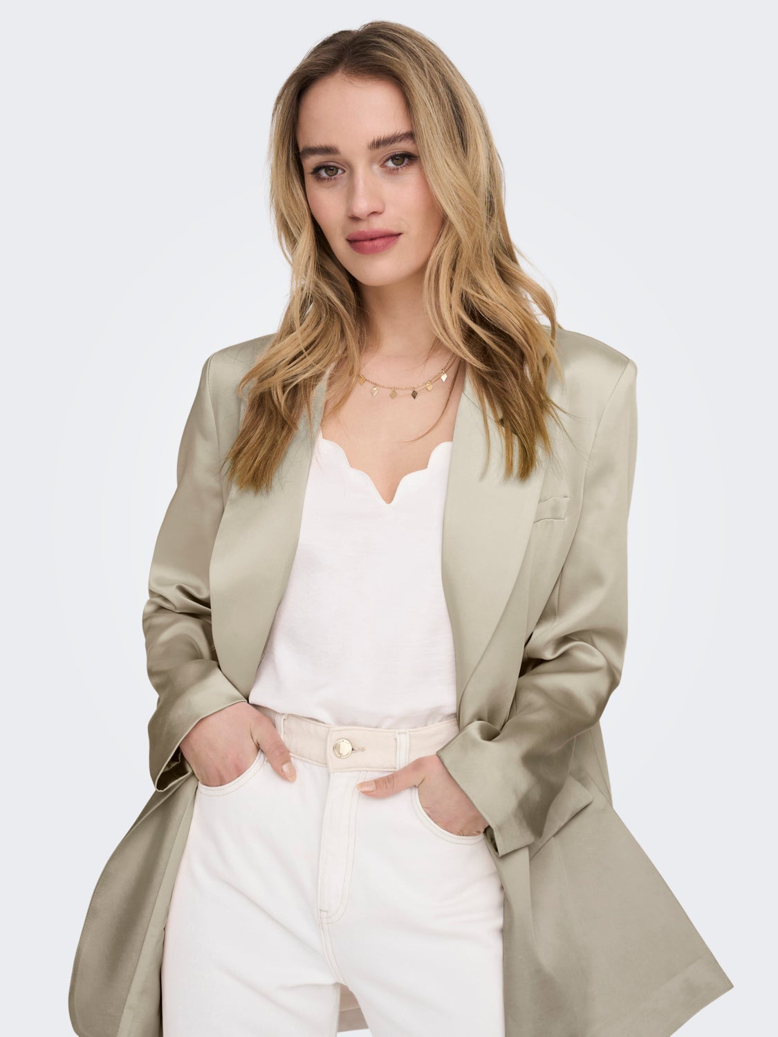 Satin Blazer